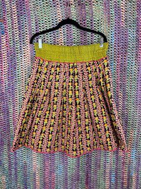 Karma Living Kantha Mini Skirt (Size LX)